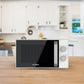 Fresh Solo Microwave, 25 Liters, Silver - FMW-25MC-SW