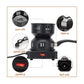 City Electric Charcoal Stove, 1000 Watt, Black - HMA-1017