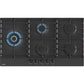 Gorenje Built-In Hob, 90 cm, 5 Gas Burners, Black- GW951MB