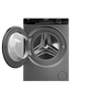 Haier Front Washing Machine With Direct Motion Inverter, 8KG, Silver- HW80-B14959S6TU1