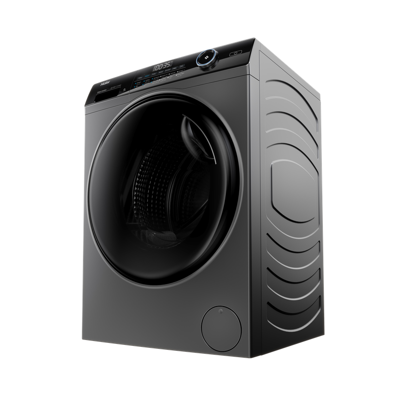Haier Front Washing Machine With Direct Motion Inverter, 8KG, Silver- HW80-B14959S6TU1