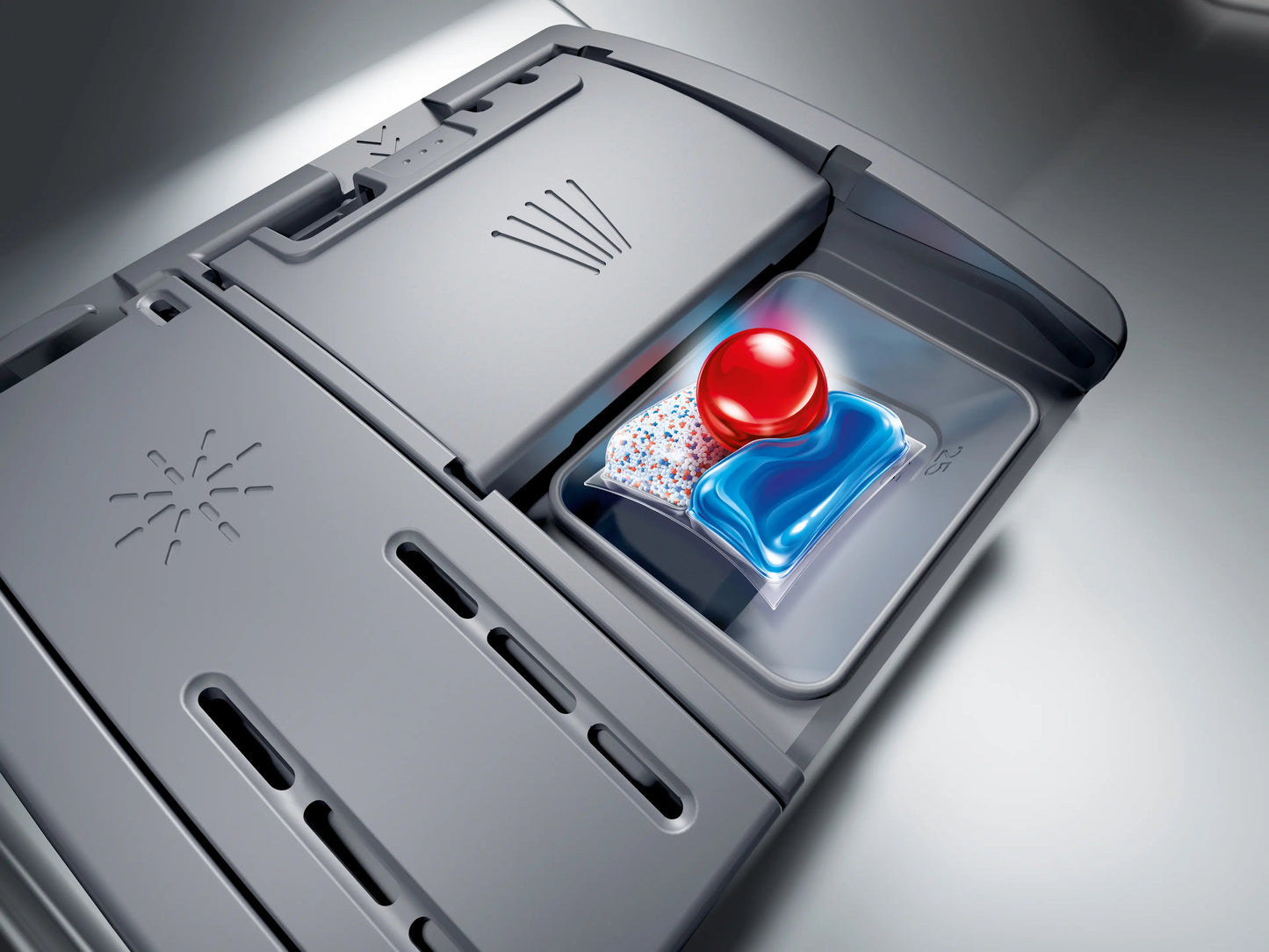 Bosch Series 2 Digital Dishwasher, 13 Place Settings, 6 Programs, Silver Inox- SMS26AI00V