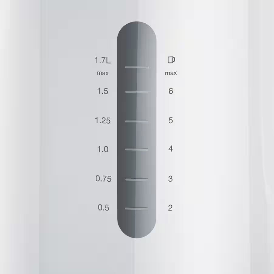 Braun Breakfast1 Electric Kettle, 1.7 Liter, 2200 Watt, White And Green - WK1100
