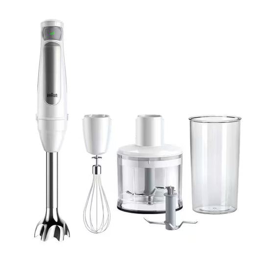Braun MultiQuick 7 Hand Blender 1000 Watt With Chopper, White - MQ7035I