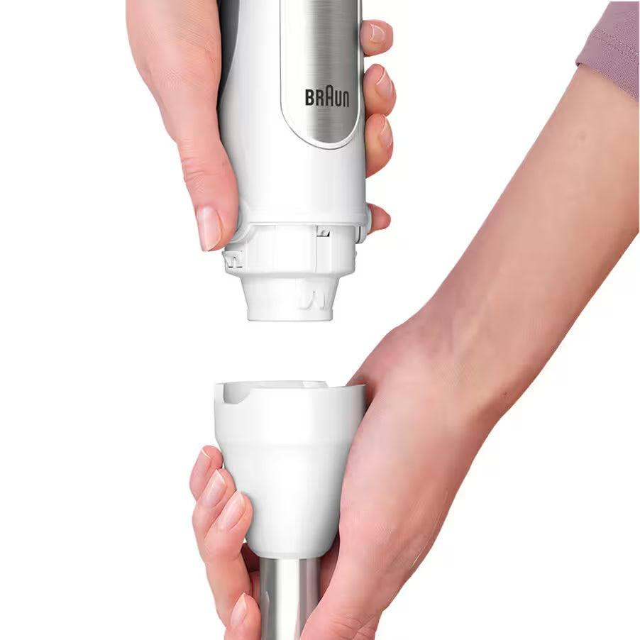 Braun MultiQuick 7 Hand Blender 1000 Watt With Chopper, White - MQ7035I
