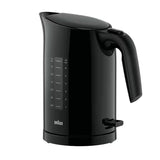 Braun PurEase Electric Kettle, 2200 Watt, 1.7 Liters, Black - WK3100BK
