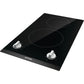 Gorenje Glass Ceramic Electric Hob, 30 cm, 2 Plates, Black - EC321BCSC