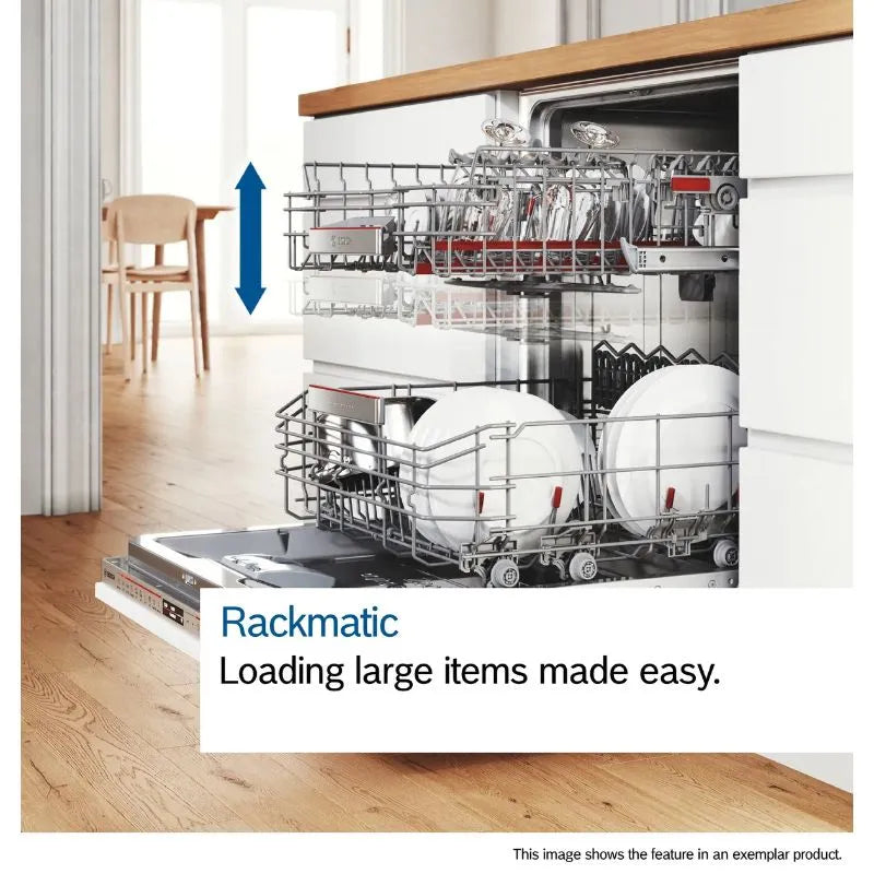 Bosch Series 4 Digital Dishwasher, 14 Place Settings, 6 Programs, Black - SMS46NB20V