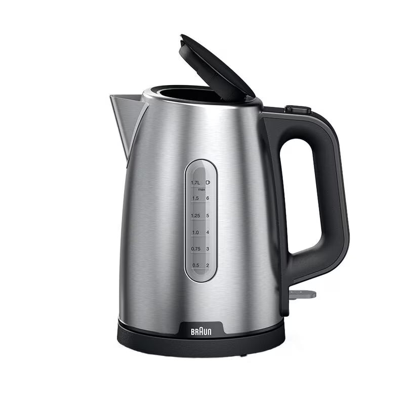 Braun PurShine Electric Kettle, 1.7 Liters, 2200W, Silver - WK1500