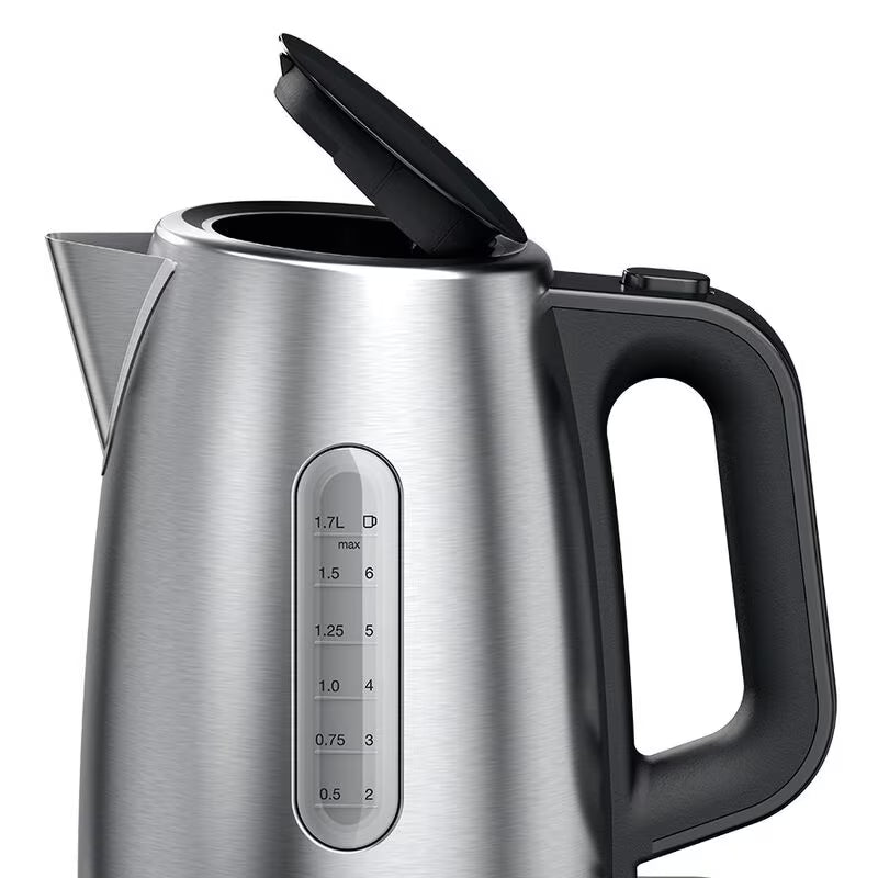 Braun PurShine Electric Kettle, 1.7 Liters, 2200W, Silver - WK1500