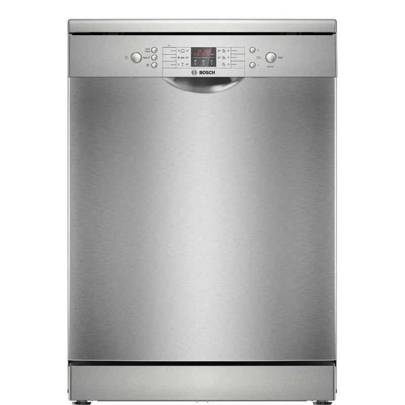 Bosch Series 2 Digital Dishwasher, 13 Place Settings, 6 Programs, Silver Inox- SMS26AI00V