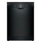 Bosch Series 4 Digital Dishwasher, 14 Place Settings, 6 Programs, Black - SMS46NB20V