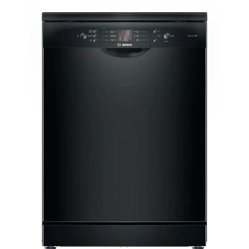 Bosch Series 4 Digital Dishwasher, 14 Place Settings, 6 Programs, Black - SMS46NB20V