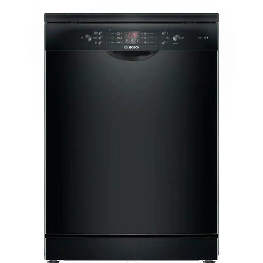 Bosch Series 4 Digital Dishwasher, 14 Place Settings, 6 Programs, Black - SMS46NB20V
