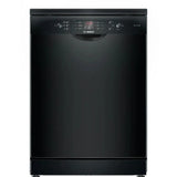 Bosch Series 4 Digital Dishwasher, 14 Place Settings, 6 Programs, Black - SMS46NB20V