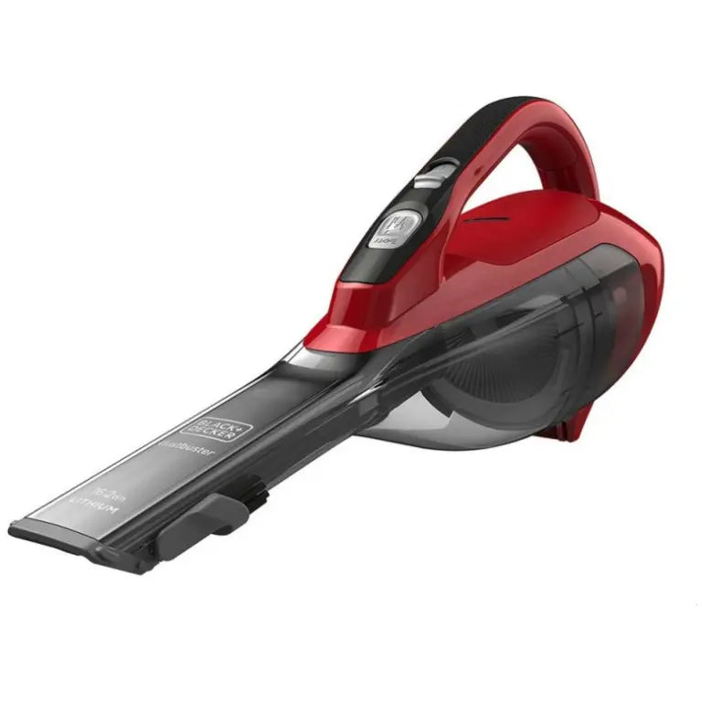 Black+Decker Handheld Cordless Vacuum Cleaner, 16.2W, Red And Black - DVA315J