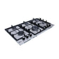 Purity Built In Heavy Duty Gas Hob, 90 cm, 6 Burners, Silver - HPT902S