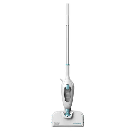Black+Decker Steam Mop Cleaner, 1300 Watt, White And Blue - FSM13E1