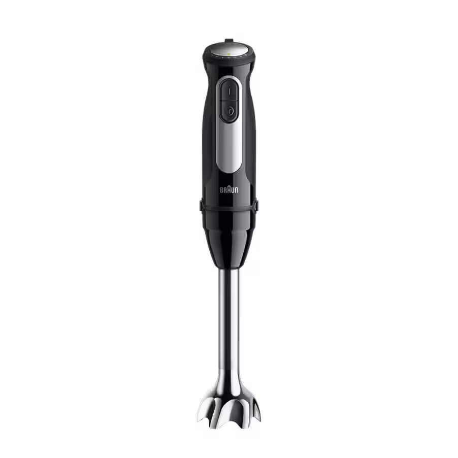 Braun MultiQuick 5 Pro Hand Blender With Chopper, 1000 Watt, Black - MQ55755MBK