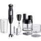 Braun MultiQuick 5 Pro Hand Blender With Chopper, 1000 Watt, Black - MQ55755MBK