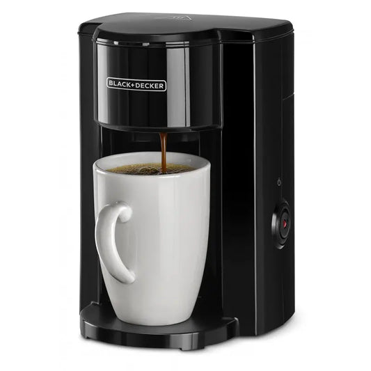 Black+Decker 330W, 1 Cup Coffee Maker/ Machine for Drip Coffee, Black – DCM25N