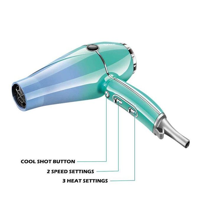 VGR Professional Hair Dryer, 2200 Watt, Multicolor - VGR-452