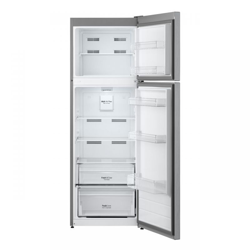 LG No Frost Refrigerator, 310 Liters, Silver - GTF312SSBN