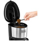 Black+Decker Coffee Maker, 750 Watt with Glass Carafe, Black - DCM750S
