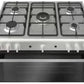 Bosch Series 8 Digital Gas Cooker, 5 Burners, 90 cm, Stainless Steel - HIZ5G7W51S