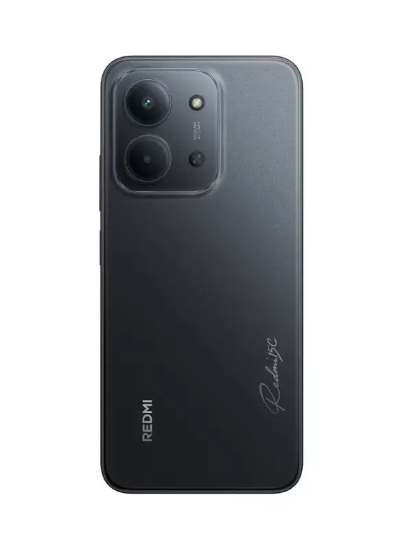 Xiaomi Redmi 15C Dual SIM, 128GB, 6GB RAM, 4G LTE - Midnight Black