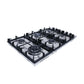 Purity Built In Heavy Duty Grids Gas Hob, 90 cm, 6 Burners, Silver - HPT903S