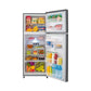 Tornado No Frost Refrigerator With Inverter Technology, 396 Liters, Dark Stainless - RF-480TV-DST