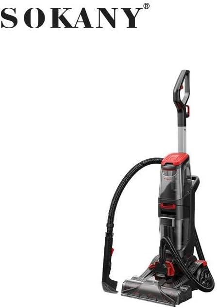 Sokany Bagless Carpet Vacuum Cleaner, 4500 Watt, Black And Red - SK-13084