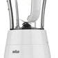 Braun Countertop Blender, 1.5 Liter, 500 Watt, White - JB0115WH