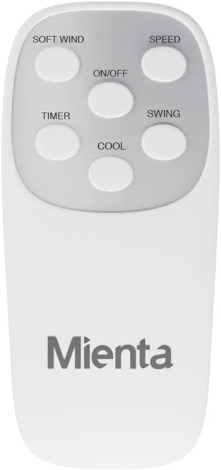 Mienta Air Cooler With Remote, 75 Liter, Grey - AC49238B