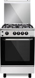 Fresh Forno Gas Cooker With Grill, 4 Burners, 55 cm, Stainless Steel - 500005010