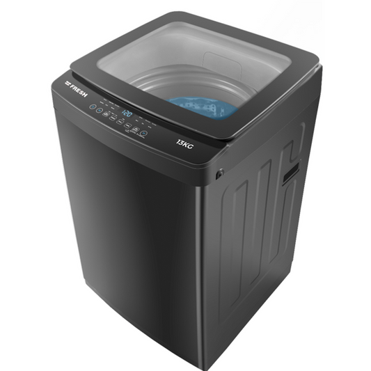 Fresh Top Load Automatic Washing Machine, 13 kg, Silver - 500017071