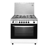 Fresh Italiano Gas Cooker, 5 Burners, 80 cm, Stainless Steel -500017302