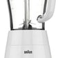 Braun Countertop Blender, 1.5 Liter, 500 Watt, White - JB0115WH