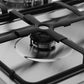 Fresh Gas Cooker Rock, 5 Burners, 90 x 60 CM, Silver - 500015560