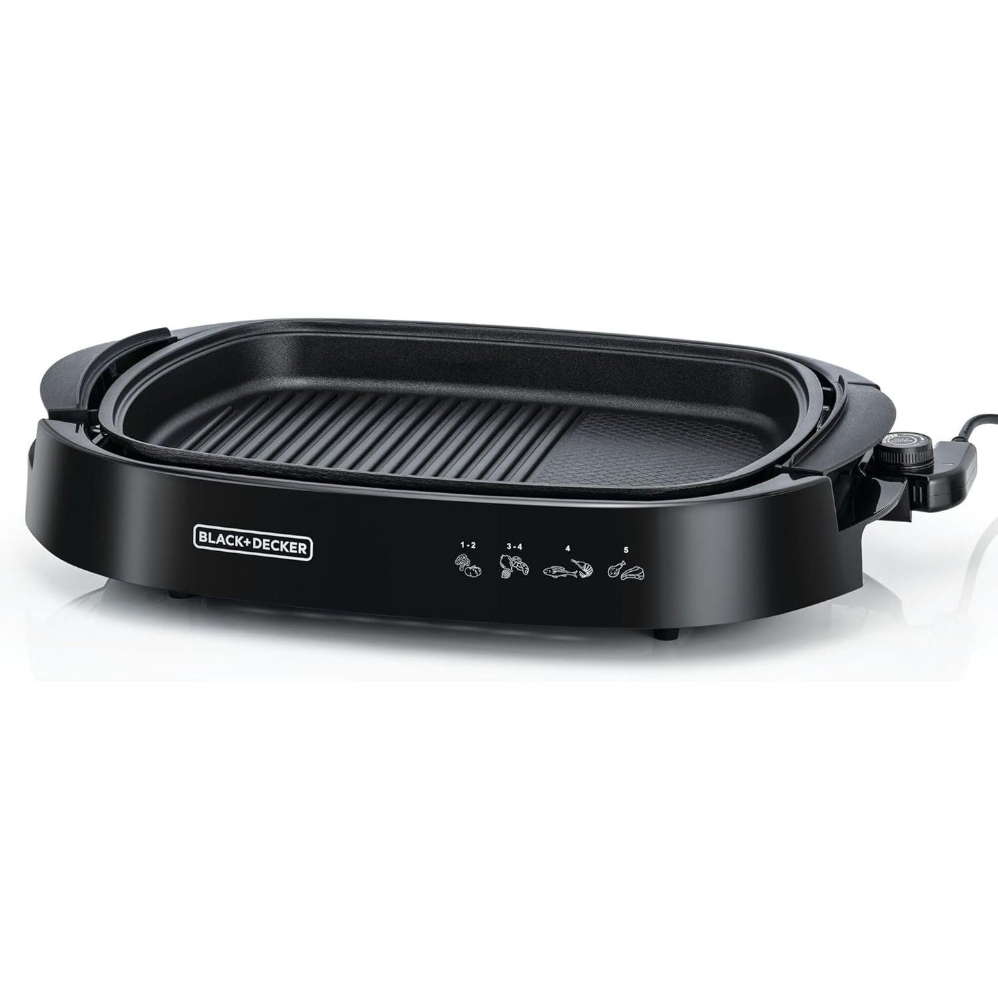 Black+Decker Electric Grill, 1500 Watt, Black - ‎GH1500