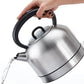 Mienta Electric Kettle, 2200 Watt, 1.7 Liter, Stainless Steel - EK201020A