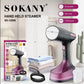 Sokany Handheld Steamer, 1500Watt, Black and Purple - SK-12008