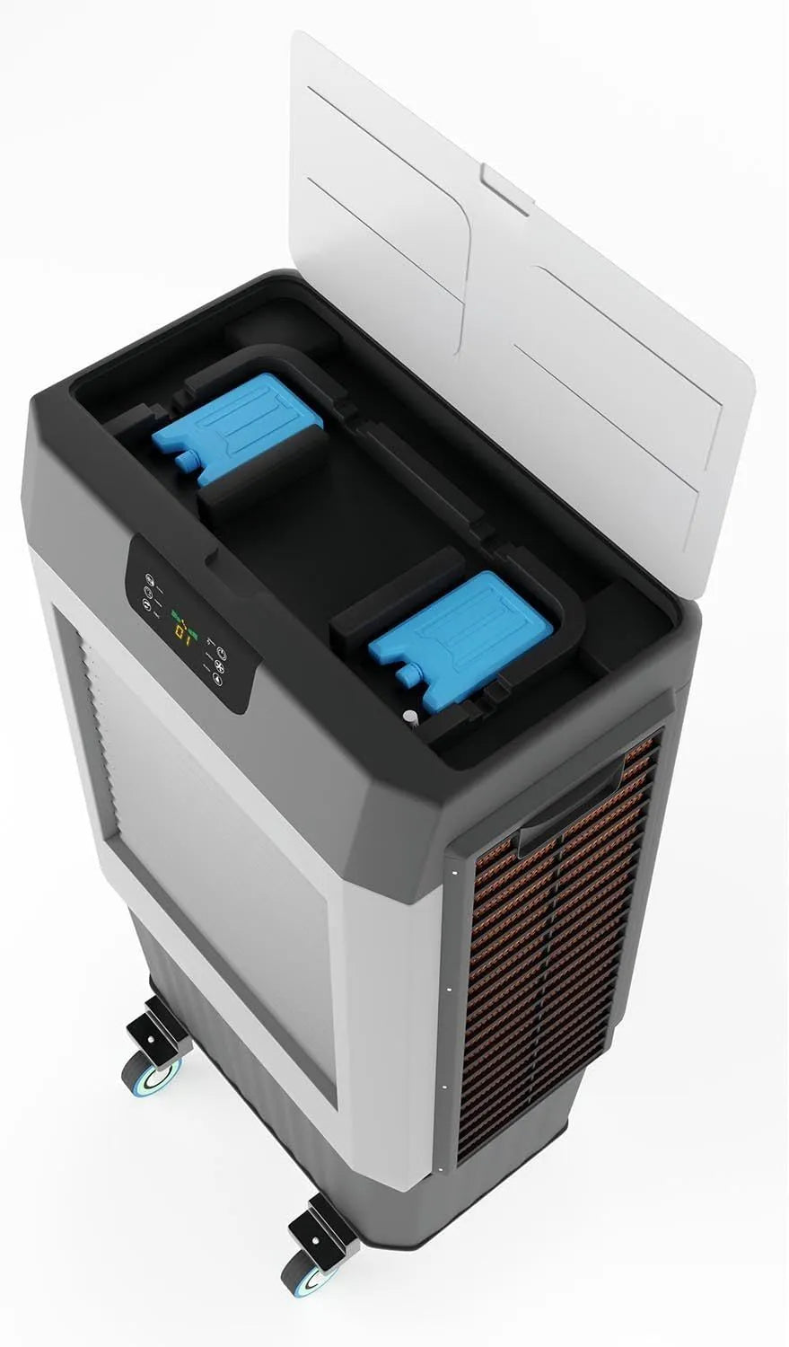 Mienta Air Cooler With Remote, 75 Liter, Grey - AC49238B
