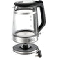 Black + Decker Electric Kettle, 1.7 Liters, 2200W, Silver And Black - GK220