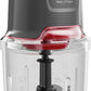 Moulinex Easy Press Chopper, 600 Watt, 0.5 Liter, Black - AT740HF1