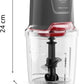 Moulinex Easy Press Chopper, 600 Watt, 0.5 Liter, Black - AT740HF1