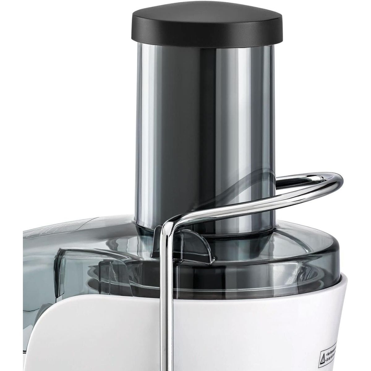 Black+Decker Juice Extractor, 800 Watt, Black and White - JE780