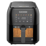 Black+Decker Digital Air Fryer, 1700 Watt, 8 Liters – SAF80W