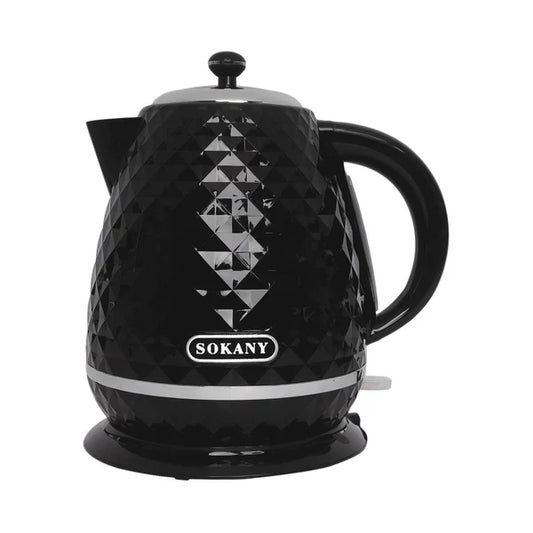 Sokany Electric Kettle, 1.7 Liters, 2200 Watts, Black - SK-1032